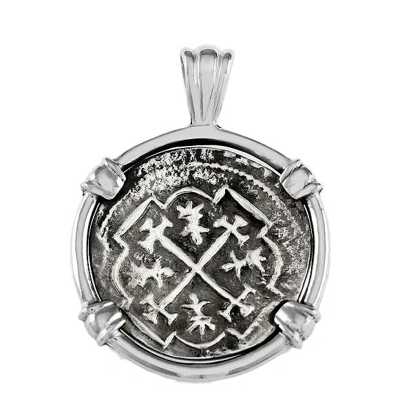 1 1/16" Atocha, .925 sterling silver