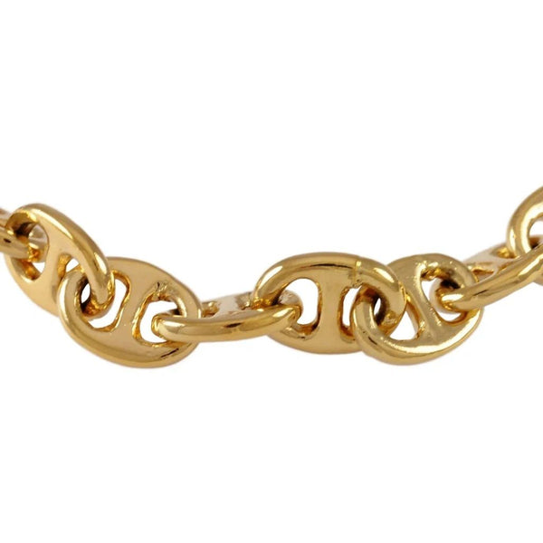 Anchor Chain Bracelet (puffy) 1/4", 14K solid gold