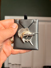 Sailfish Jumping Pendant (Large) view 1