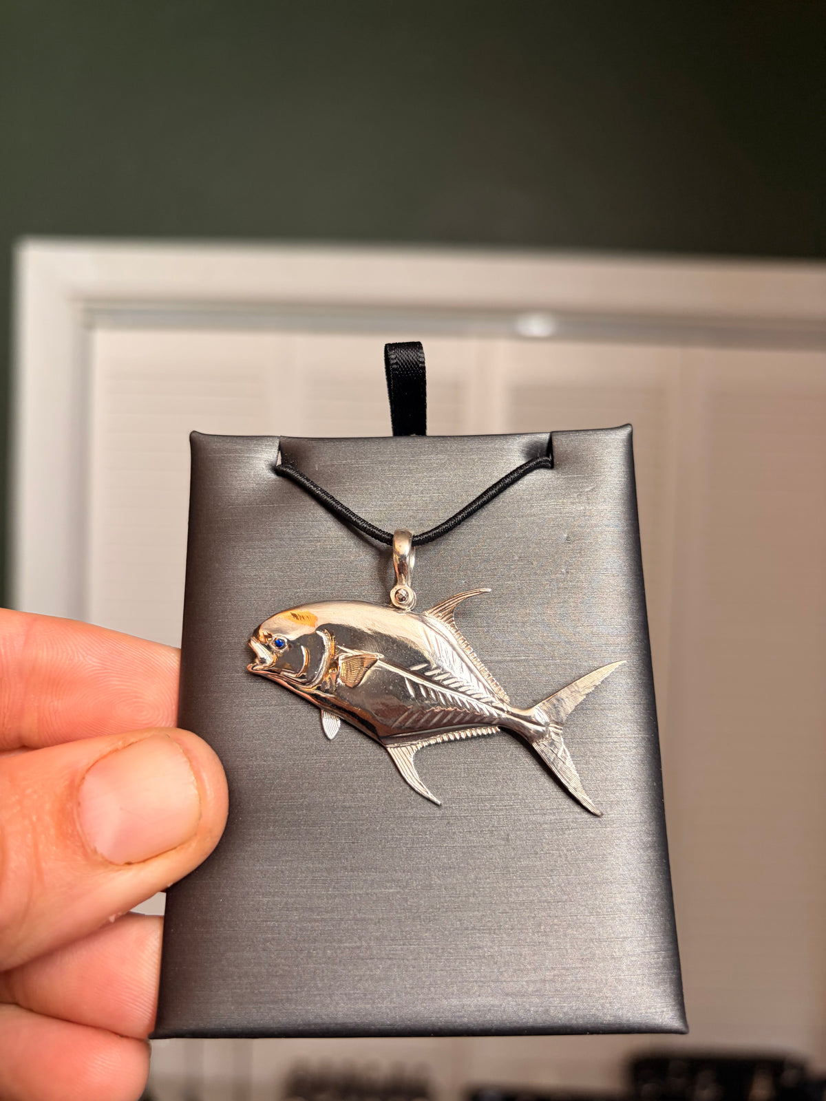 Permit Pendant, .925 Sterling Silver