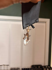 Big Eye Tuna Pendant (Two Tone Tail Wrap) view 2