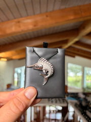 Marlin Pendant (Sand-Blasted Large) view 1