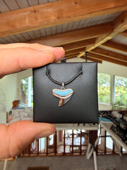 Shark Tooth Pendant (Larimar) view 1