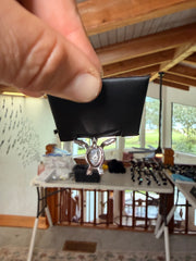 Sea Turtle Pendant (Larimar) view 2