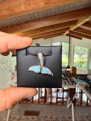 Fluke Pendant (Larimar) view 1
