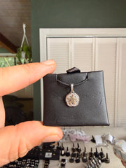 Sand Dollar Pendant (Dainty) (Two Tone) view 1