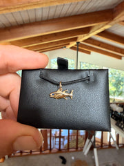 Tuna Pendant (Dainty) (14k) view 1