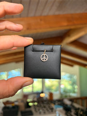 Peace Sign Pendant 14K view 1