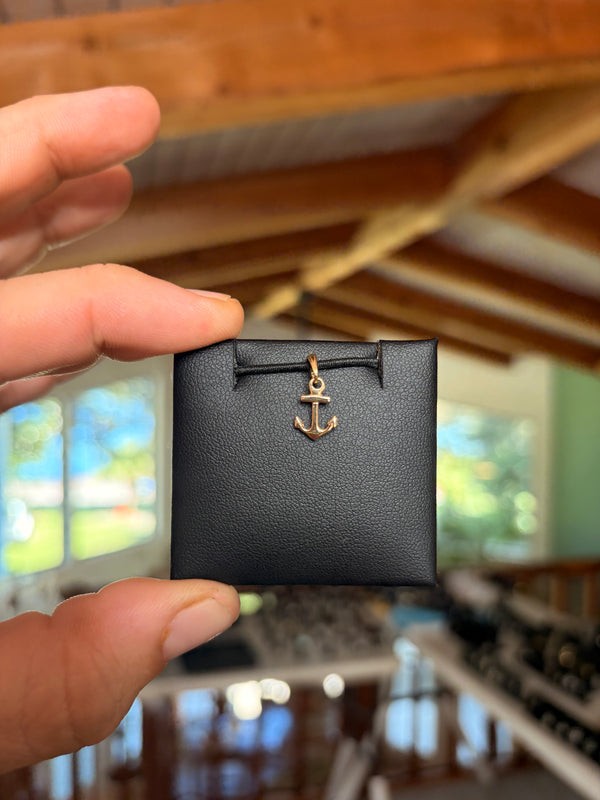 Anchor Pendant 14k (Dainty), 14K solid gold