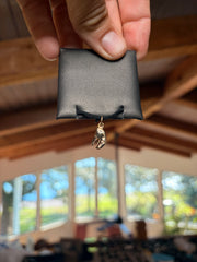 Crab Claw Pendant 14K view 2