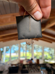 Mermaid Pendant W/ Chain & Pearl view 2