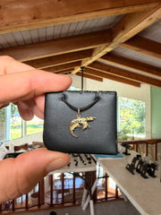 Shrimp Pendant 14K view 1