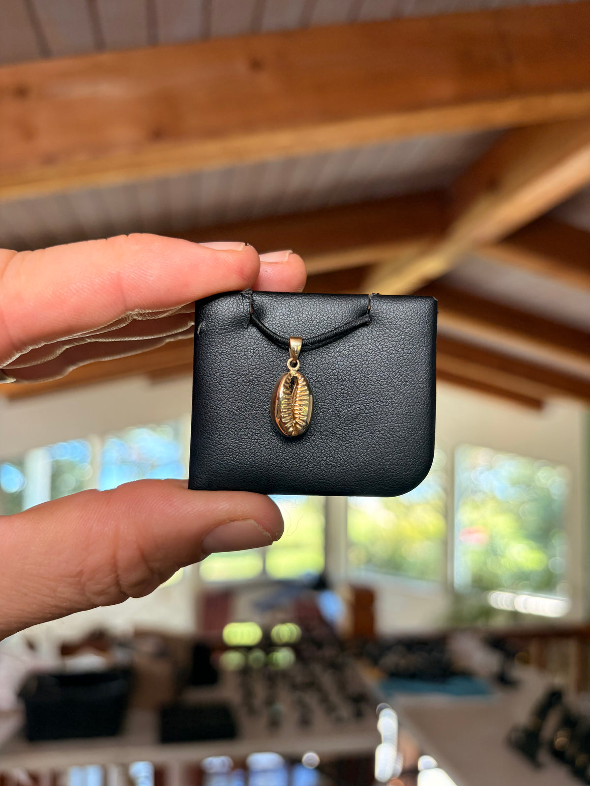Cowrie Shell 14K (Puca), Solid 14K Gold
