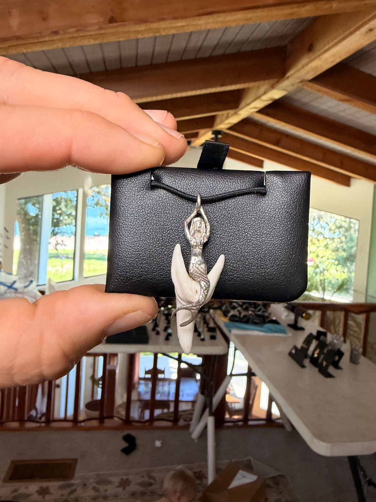 Mermaid Shark Tooth Pendant, 