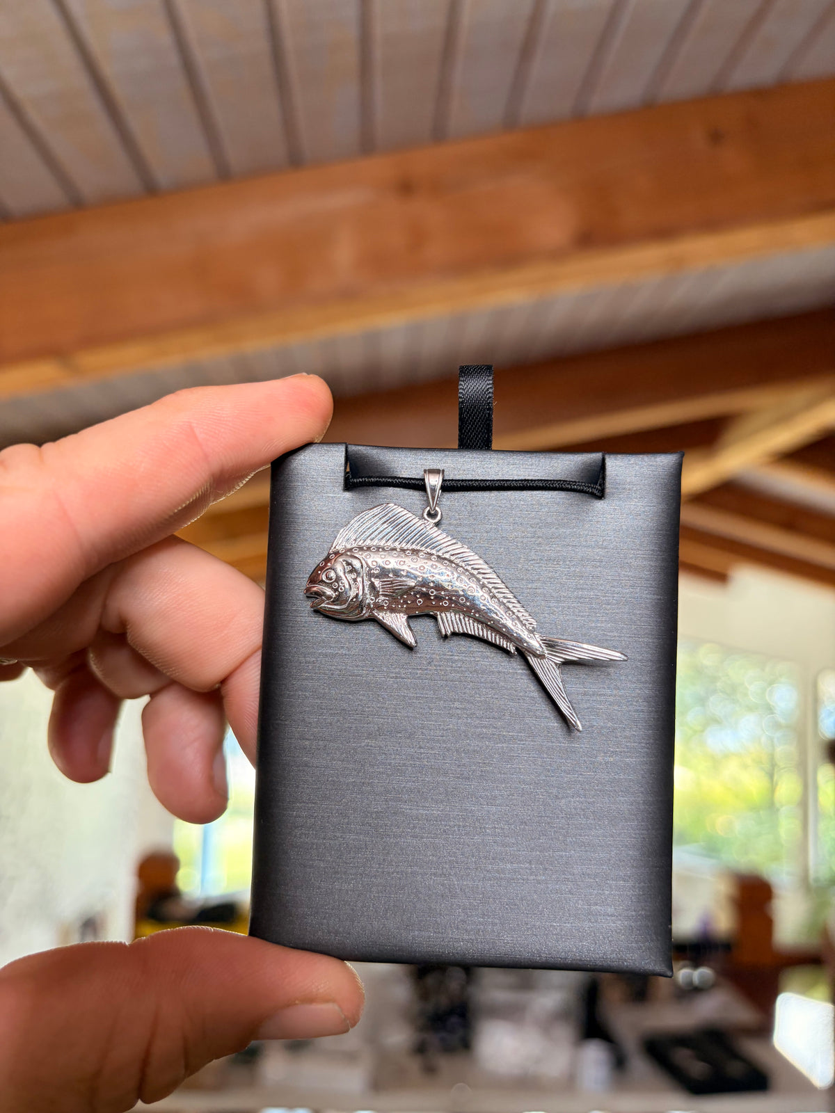 Mahi Pendant (Large), .925 Sterling Silver