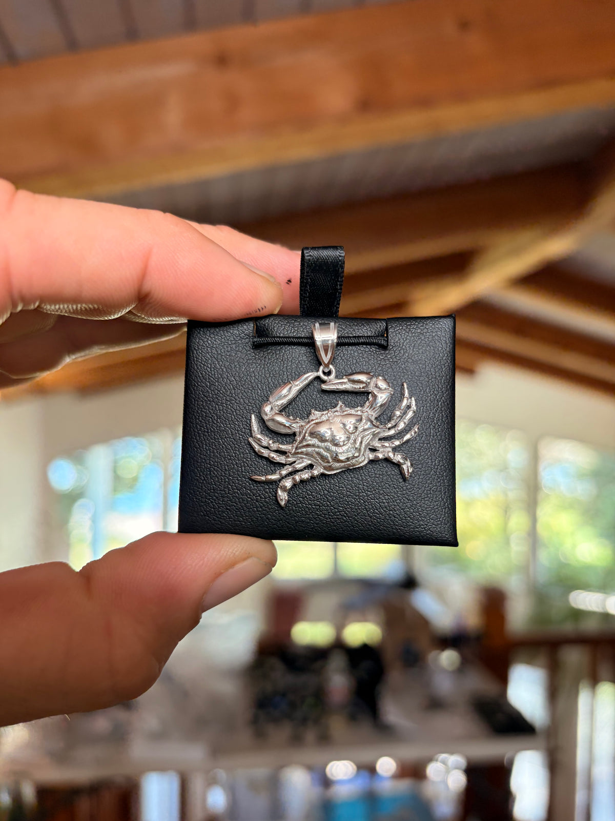 Crab Pendant (Large) (Blue Crab), 