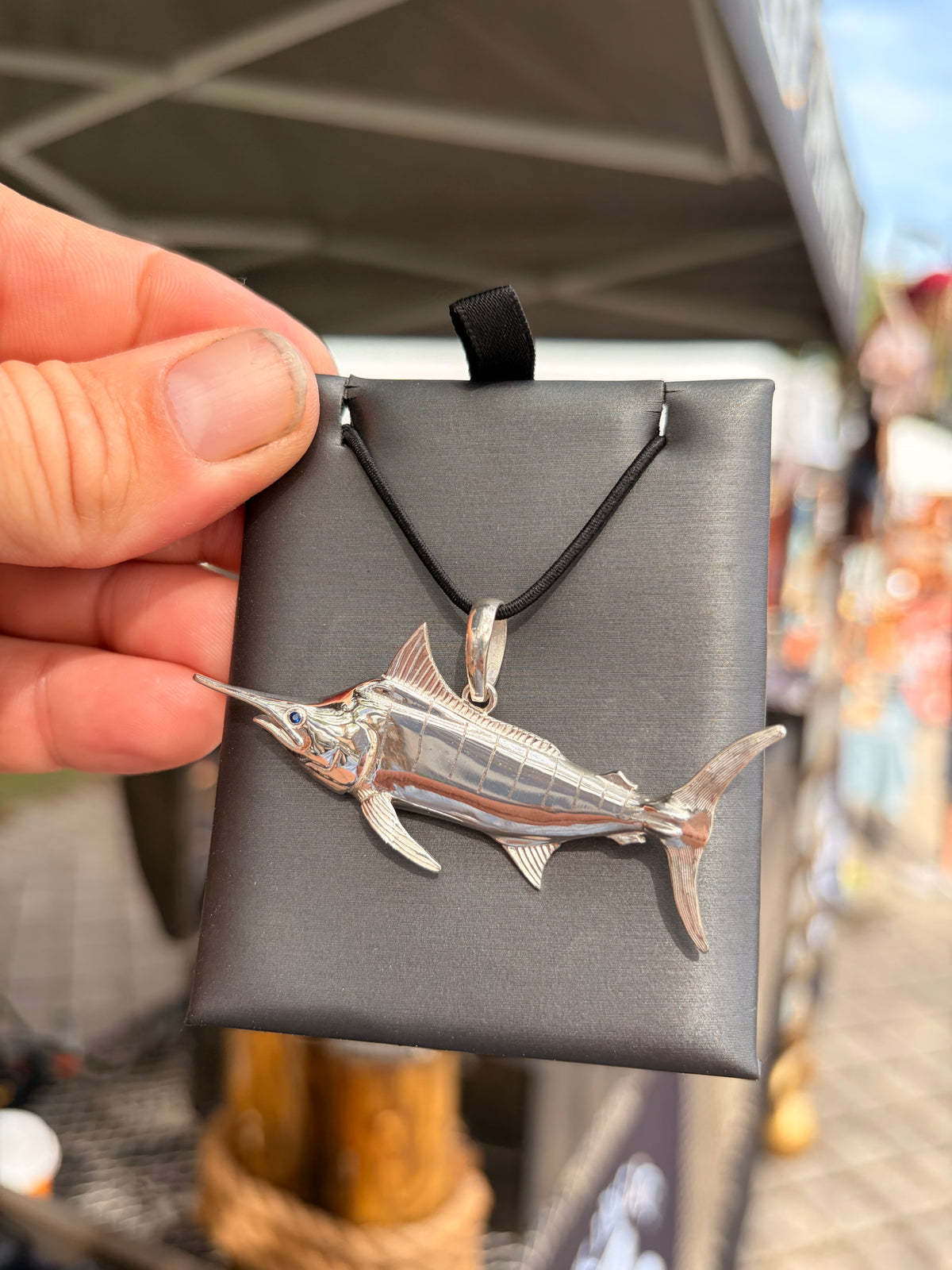 Black Marlin Pendant, 