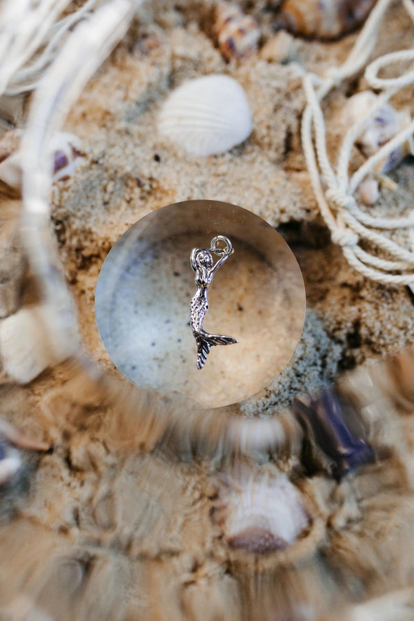 Mermaid Pendant, .925 sterling silver