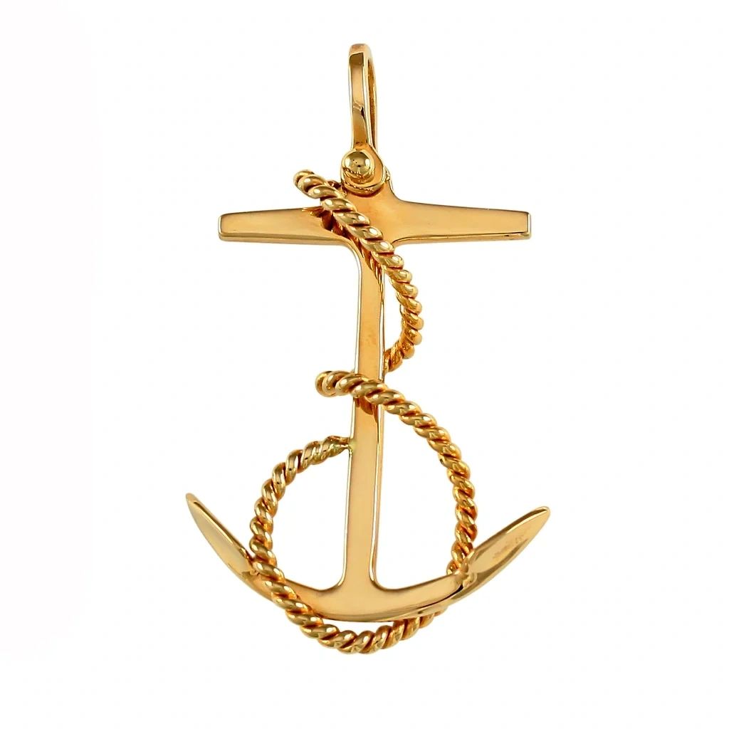 Anchor Fouled (1), Solid 14K Gold