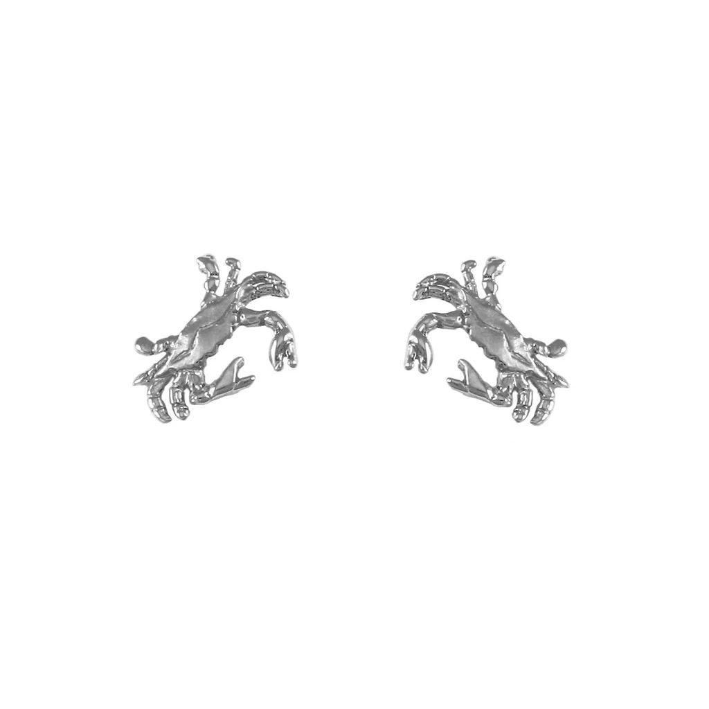 Crab Post Earrings SS, 
