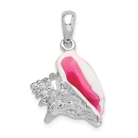 Medium Pink Enamel Conch, 