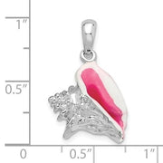 Medium Pink Enamel Conch view 2