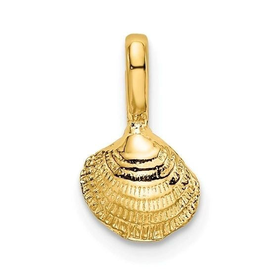 Mini Clam, 14K solid gold