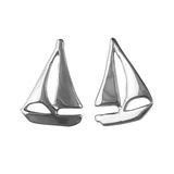 Sailboat Post Earrings, .925 Sterling Silver