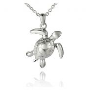 Sea Turtle Pendant SS, 